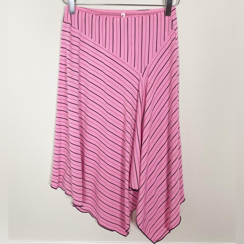 Y2K asymmetric midi skirt